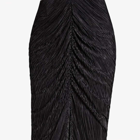 Good American Always Fits Plissé Maxi Swimsuit Skirt Coverup Size 5/6 (2XL/3X) - Picture 5 of 9